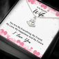 To my beautiful wife - you are my everything Anchor Necklace
