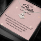 To my bestie-True Friends are those Anchor Necklace