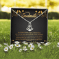 To My Soulmate - Each time I think of you Anchor Necklace