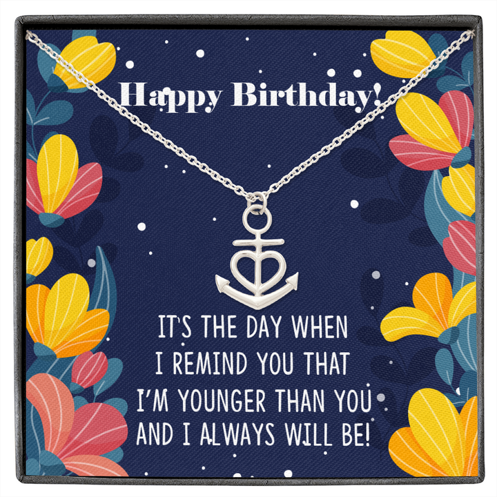 To my beautiful wife - you are my everything Anchor Necklace