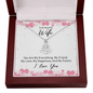 To my beautiful wife - you are my everything Anchor Necklace