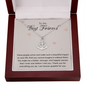 To my Best Friend-Some people arrive Anchor Necklace