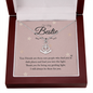 To my bestie-True Friends are those Anchor Necklace