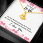 To my beautiful wife - you are my everything Anchor Necklace