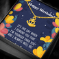 To my beautiful wife - you are my everything Anchor Necklace