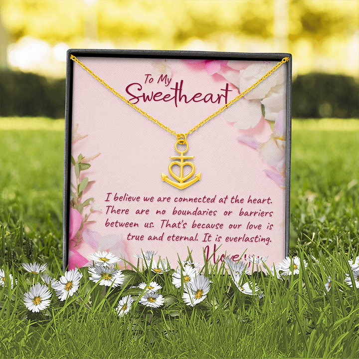 To my sweetheart-I believe Anchor Necklace