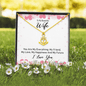To my beautiful wife - you are my everything Anchor Necklace