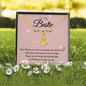 To my bestie-True Friends are those Anchor Necklace