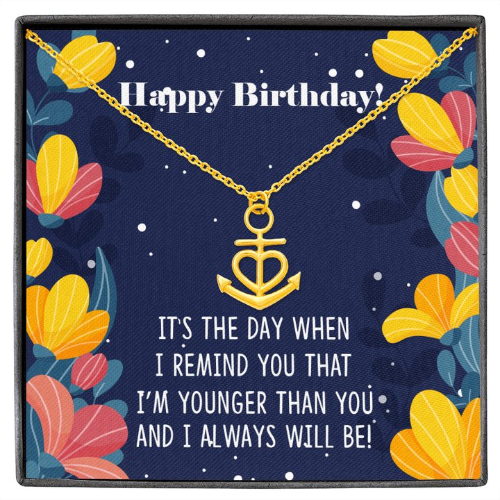 To my beautiful wife - you are my everything Anchor Necklace