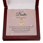 To my bestie-True Friends are those Anchor Necklace