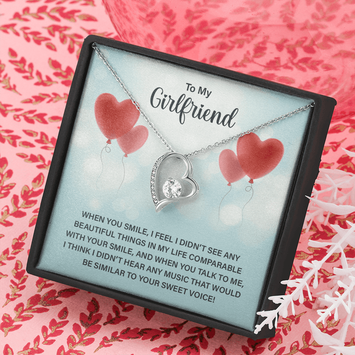 When you smile Forever - love necklace