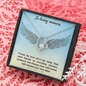 In loving memory... Those we love don’t go away Forever love necklace