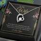 To My wife - if you live to be a hundred years old Anchor Necklace