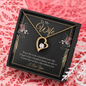 To My wife - if you live to be a hundred years old Anchor Necklace