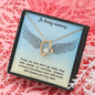 In loving memory... Those we love don’t go away Forever love necklace