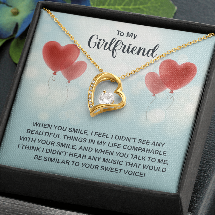 When you smile Forever - love necklace