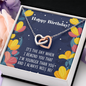 Siblings Birthday-01 Interlocking heart Necklace