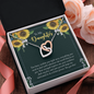 To My Daughter - you have within you right now Interlocking heart Necklace