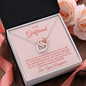 To My Girlfriend - From the day you walked into my life Interlocking heart Necklace