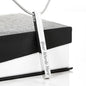 2 Sided Vertical Pendent (i'll hold you in my heart)