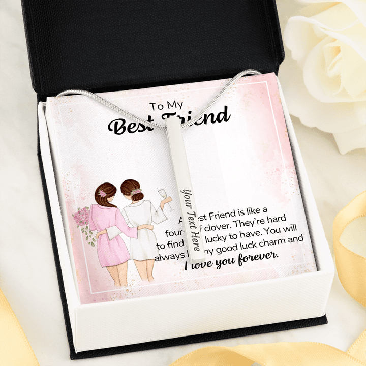 2 Sided Engraved Pendent ( My Best Friend)