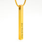 2 Sided Vertical Pendent (i'll hold you in my heart)