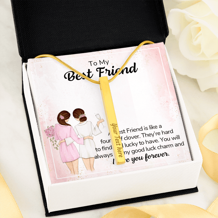 2 Sided Engraved Pendent ( My Best Friend)