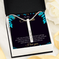 4 Sided Engraved Pendent (To My Soulmate - life may not always be sweet )
