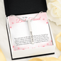 4 Sided Engraved Pendent (To my Bestie you came into my life unexpectedly )