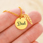 Daddy-I MAY JUST BE A BUMP Dad Pendent