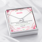 Because of your belief mom necklace