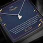 To My Daughter - I am so pround of the person you are today Silver Necklace 1heart