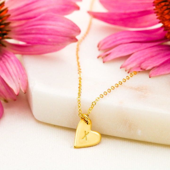 To my Bestie-A good friend feeds your soul Silver Necklace 1heart