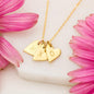 to my wife - i remember the first day i met you 2 Silver Necklace 1heart