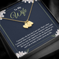 to my wife - i remember the first day i met you 2 Silver Necklace 1heart