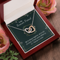 To my forever friend - We're always together Two hearts Necklace