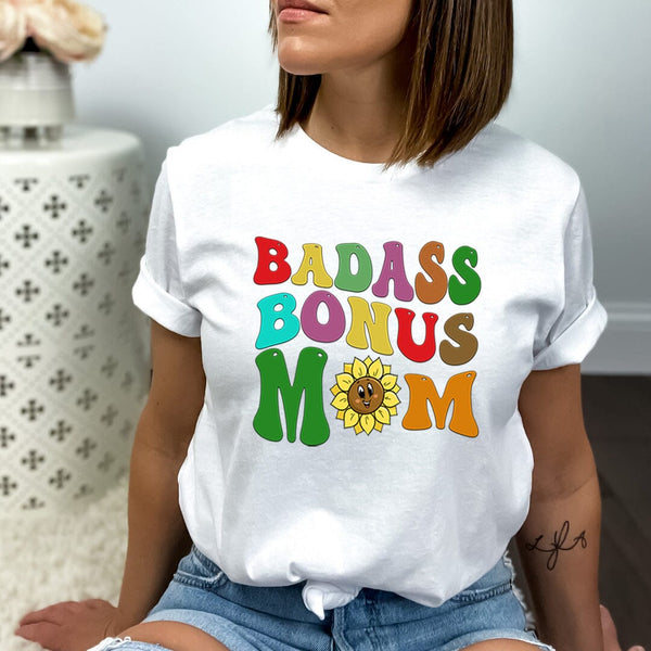 Badass Bonus Mom - Bella Canvas