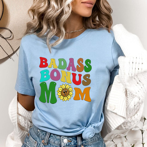 Badass Bonus Mom - Bella Canvas