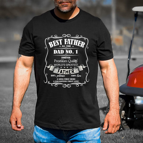 Best Father Dad No.1  - Men's T-Shirt
