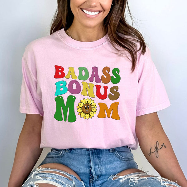 Badass Bonus Mom - Bella Canvas