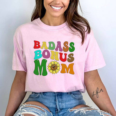 Badass Bonus Mom - Bella Canvas