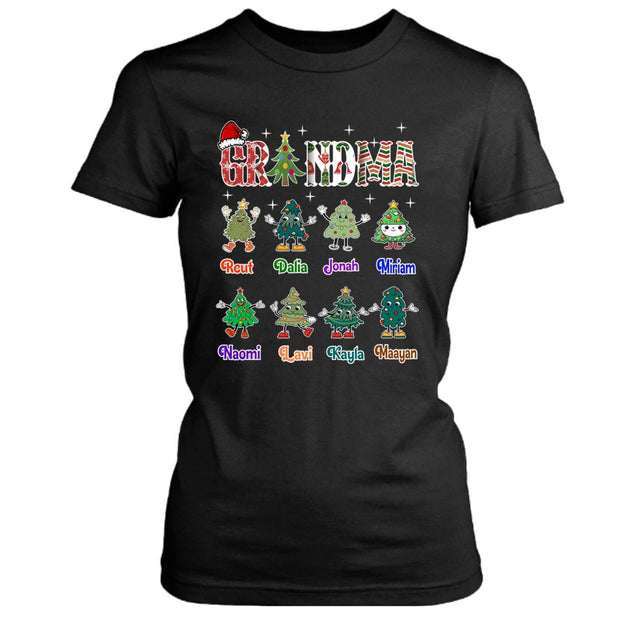 Grandma Christmas Trees - Unisex T-Shirt