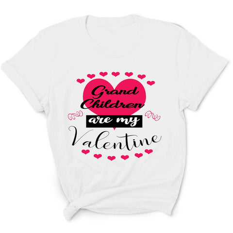 "Grand Children are my Valentine..", T-Shirt.