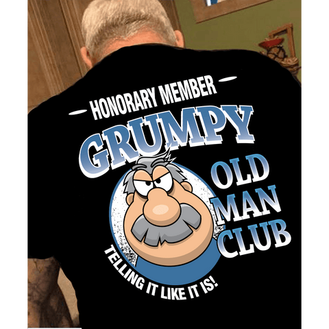 "OLD MAN CLUB".Custom Tee n More Fathers and Grandfathers
