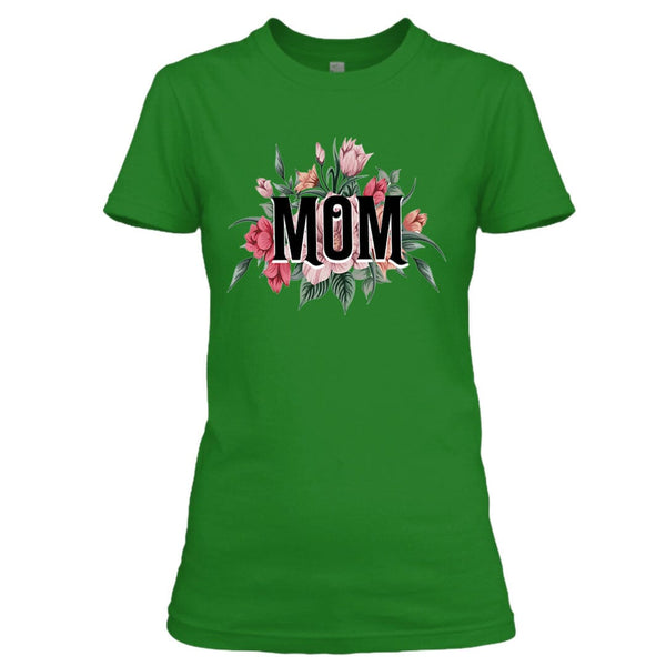 Mom With Flower - Unisex T - Shirt
