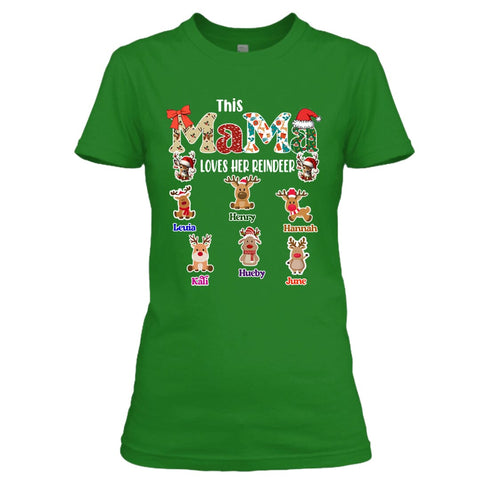 This Mama Loves Her Reindeer - Unisex T-Shirt