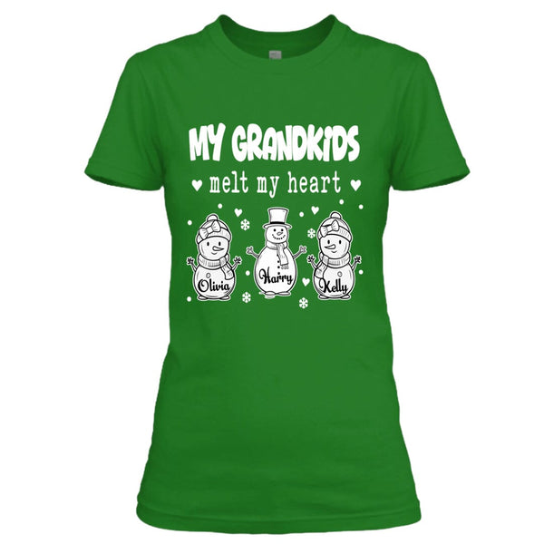 My Grandkids Melt My Heart - Unisex T-Shirt