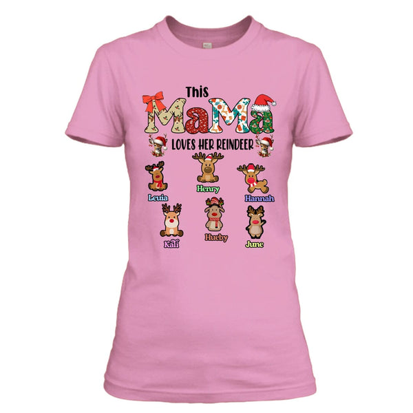 This Mama Loves Her Reindeer - Unisex T-Shirt