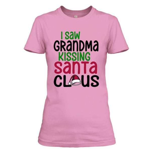 I Saw Grandma Kissing Santa - Unisex T-Shirt