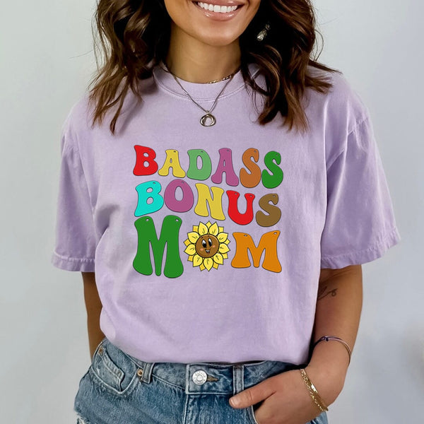 Badass Bonus Mom - Bella Canvas
